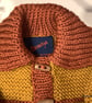 Designer Baby Boy's Hand Knitted Aran Jacket  9-18 months size - Image 5