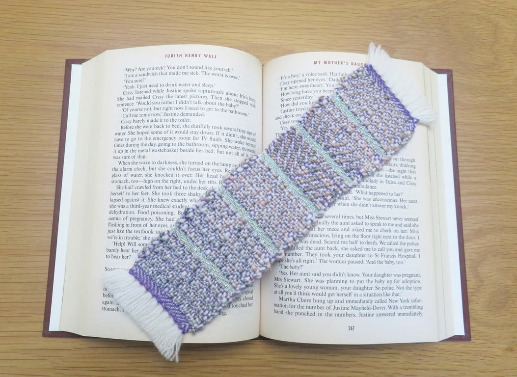 Handwoven unique bookmark