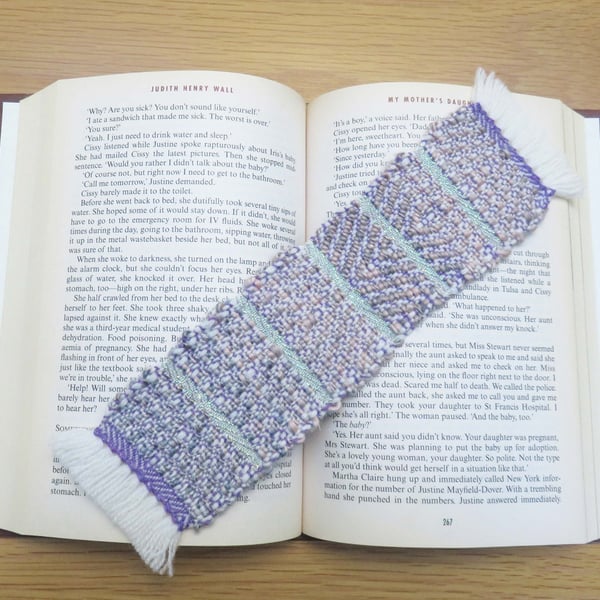 Handwoven unique bookmark