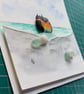 Pebble Penguin Coastal Art, Handmade Penguin Picture, One-of-a-Kind Seaside Gift - Image 7