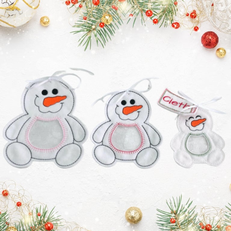 Snowman Personalised Christmas Treat Bags