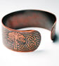 Celtic copper Tree Cuff Bracelet - Image 3