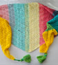Multicoloured pastel triangle scarf - Image 2