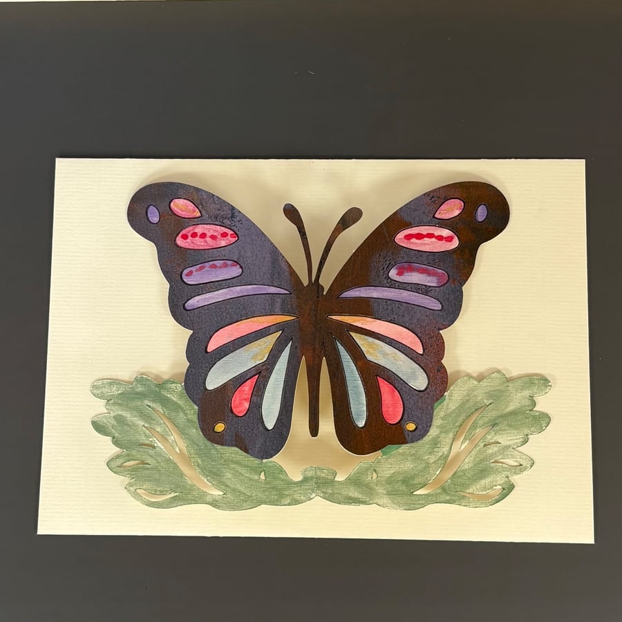 Greetings Card - Stand Up Butterfly 3