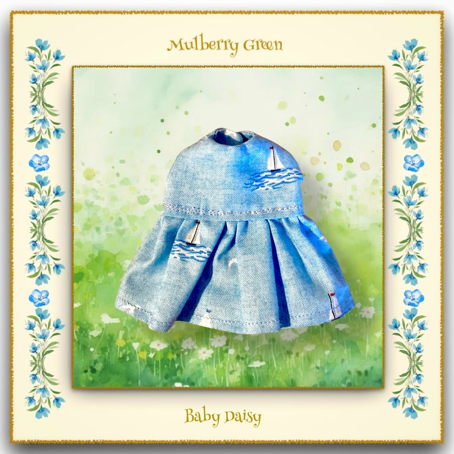 Little Sailing Boats Dress for Baby Daisy 