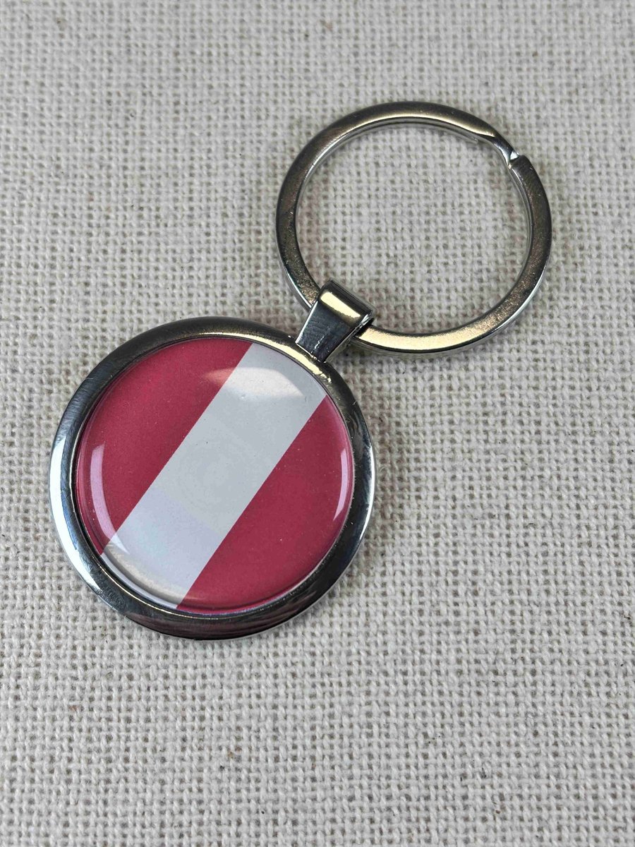 Peru Flag Keyring