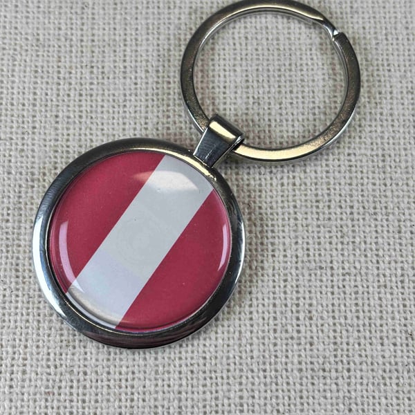 Peru Flag Keyring