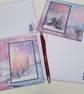 Boxed Set of 4 Winter Note Cards - Snowy Forest - Image 3