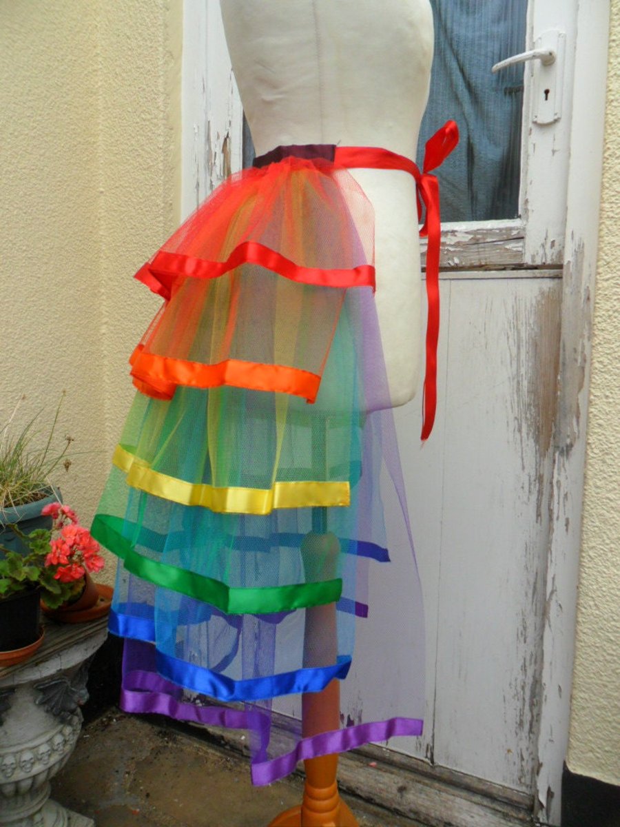 LGBTQ Rainbow Burlesque Net Bustle