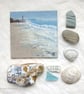 Original beach painting from Bournemouth to the Isle of Wight and the Needles - Image 2