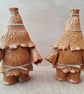 Straw Bear - ceramic figurine