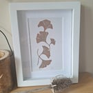 Ginkgo leaf print. 'Ginkgo'