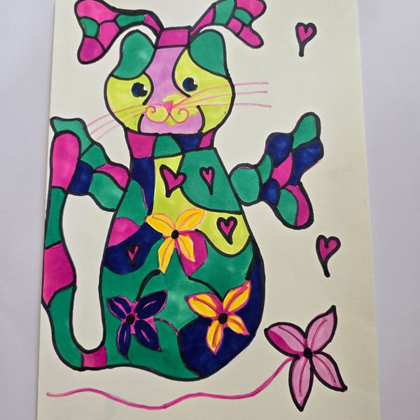 Fairy Cat Drawing 
