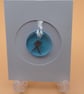 Aquarius Fused Glass Card