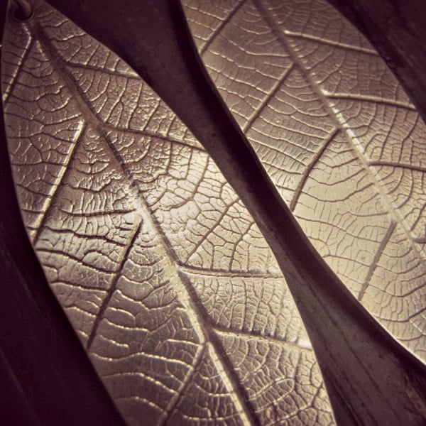 FANTASTIC STATEMENT EARRINGS - Sterling Silver - nature - autumn jewellery - UK