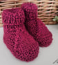 SALE Designer Hand Knitted  Baby Jacket & Matching Booties Set Size 0-3 months  - Image 7