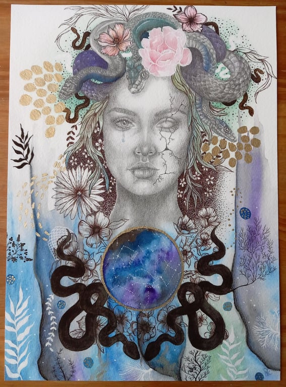 Medusa Fine Art Giclée Print