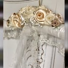 Wedding dress hanger. 
