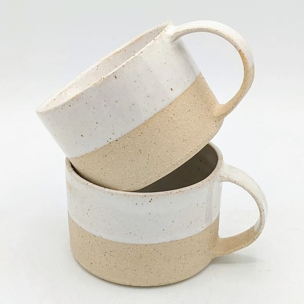 Ceramic Half Glaze Cup