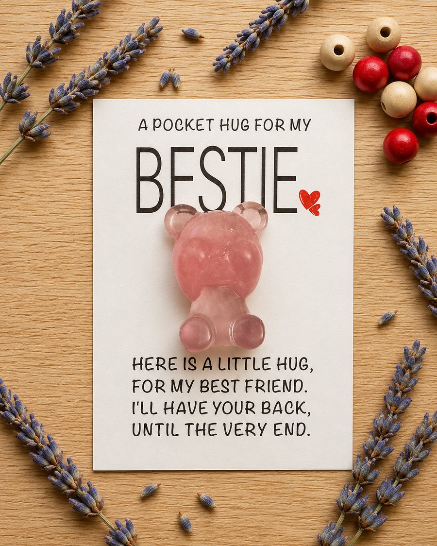 Handmade bestie pocket hug