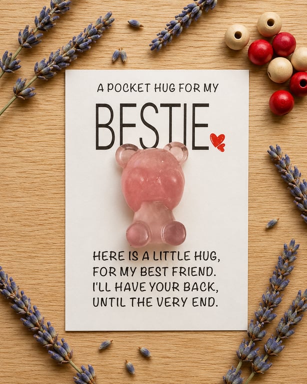 Handmade bestie pocket hug
