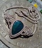 Moss Agate Macrame Necklace  - Image 2