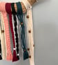Handmade Boho Macramé & Wood Wall Hanging - Colourful Textile Wall Art - Image 4