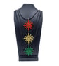 Funtumfunefu Denkyemfunefu pendant, ghanaian adinkra symbol necklace, african j