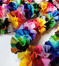 Felt Tinsel Garland, Rainbow Confetti Bunting, Eclectic Bohemian Party Decor - Image 8