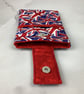 Jack phone case, Flag pouch, Detachable strap, Handmade - Image 9