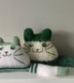 London Parakeet Hanging Felt Ornament - folksy Christmas 2026