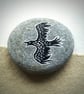 Hand Painted Raven Pebble - MADE TO ORDER - Image 1
