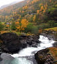 Waterfall Flamsdalen Valley Flam Norway Scandinavia Photograph Print - Image 1