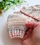 Crochet Newborn Baby Cardigan – Baby Cloud Colourway  - Image 7