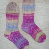 Hand knitted socks, SMALL size 4-5