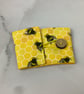 Bee cup cosy, Bumble bees cup cozy, Mug sleeve, 2 options, Handmade - Image 4