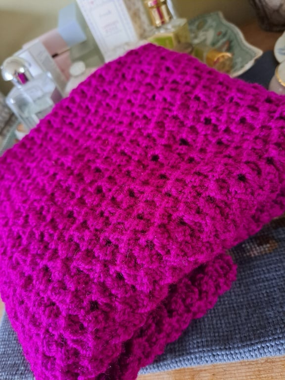 Soft and warm baby blanket.