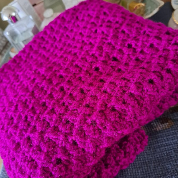 Soft and warm baby blanket.