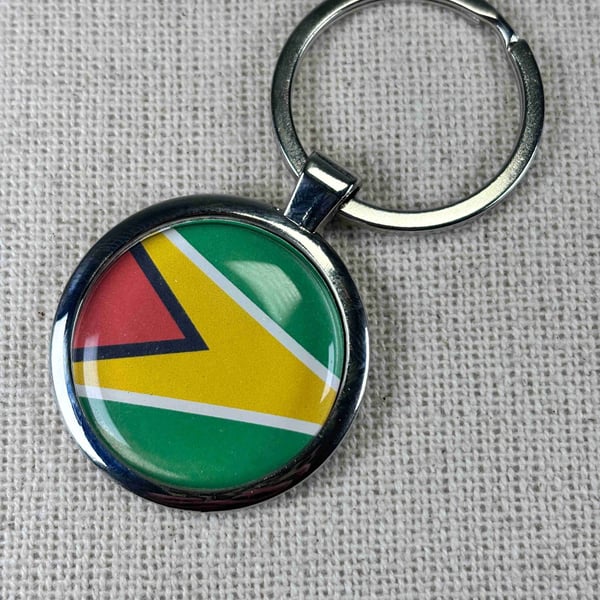 Guyana Flag Keyring
