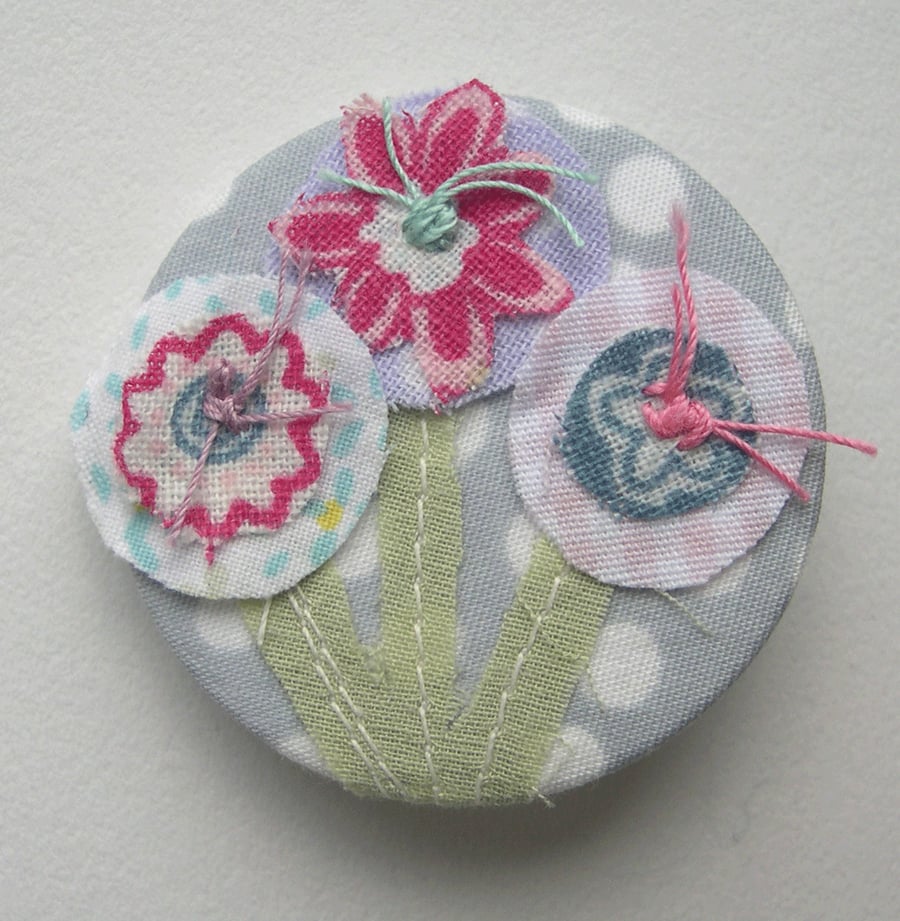 Flower pin card
