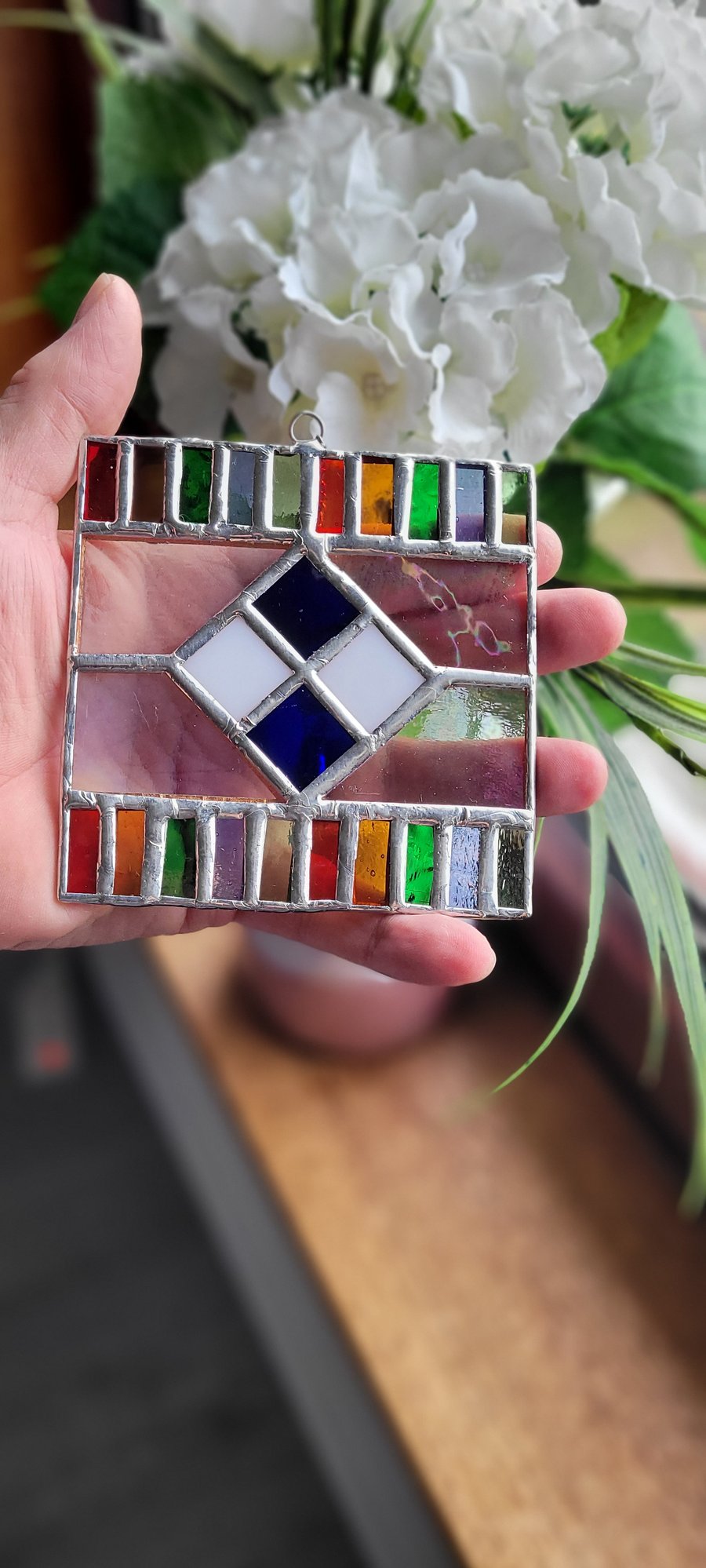 Small stained glass panel