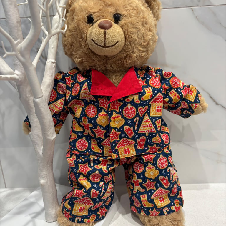 Teddy Bears Gingerbread Pyjamas 