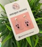 Cute Opal Chrome Ghost Dangle Studs