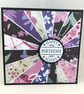Handmade sunburst style birthday card - Image 5