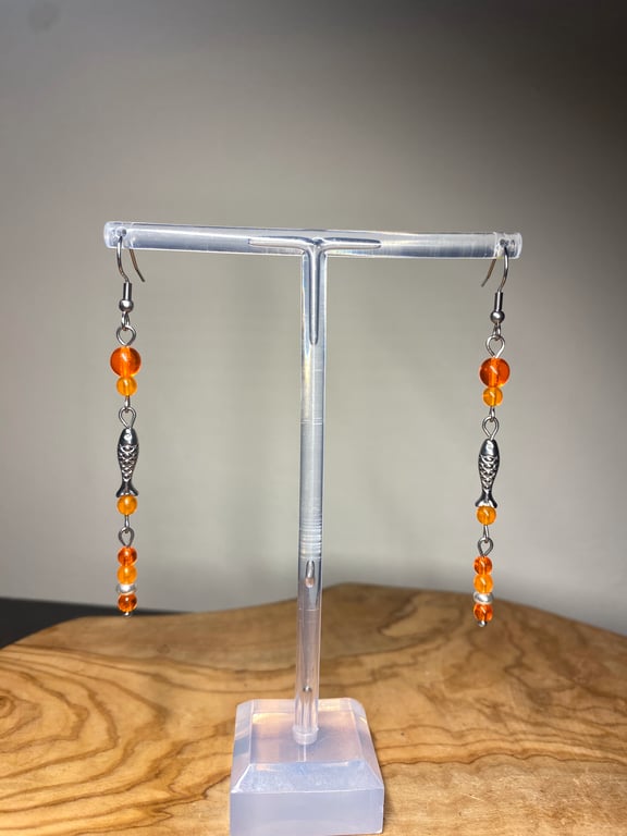 "Caviar" inspired Fish Earrings 