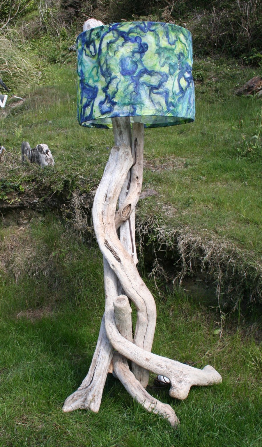 Driftwood Floor Lamp, BASE ONLY, Drift Wood Floor standing Lamp, Standard Lamp 