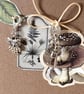 Blank Card and 3 clip on charms - stitch markers - Image 2