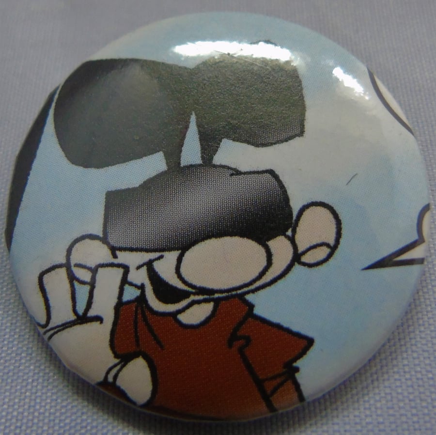 Comics Badge - Boy in Hat
