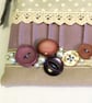 SALE Vintage Button Make-up Purse - Image 2