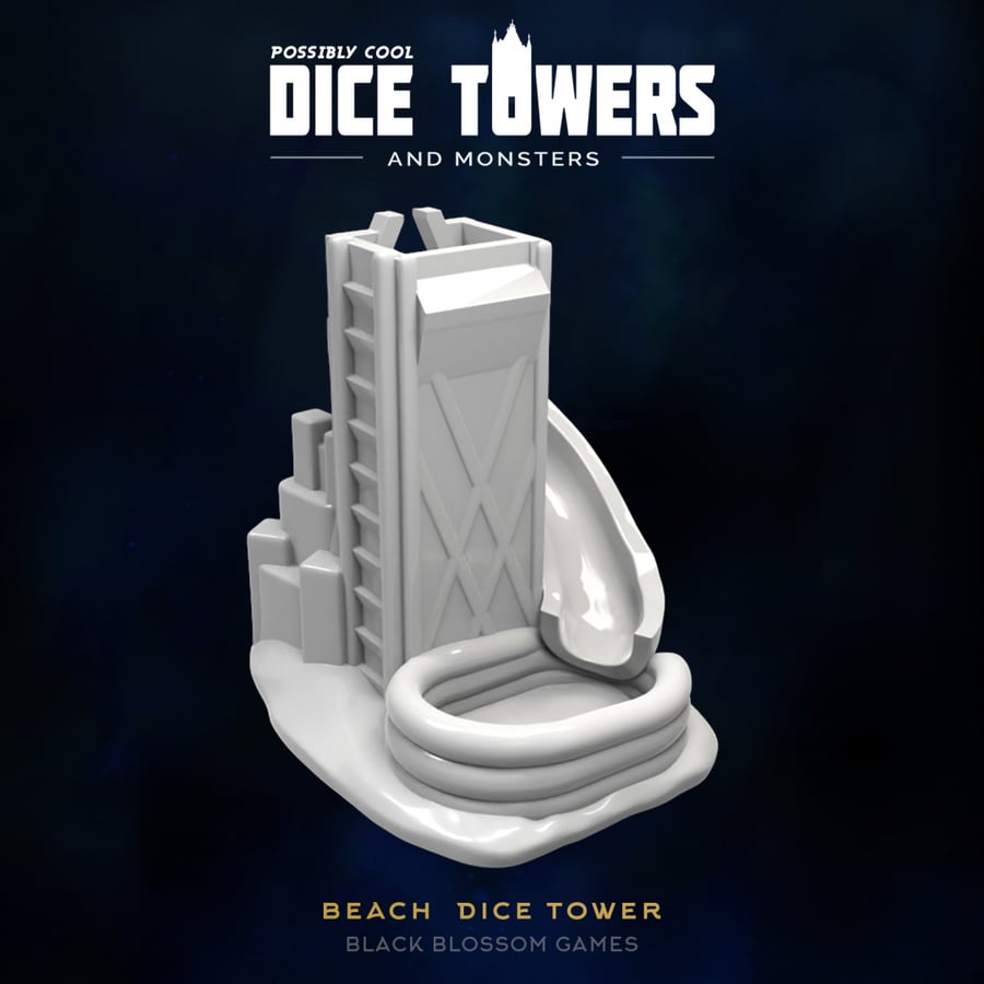 Possibly Cool Dice Towers - Beach - DnD Pathfinder Tabletop RPG